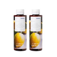 Korres basil lemon shower gel 250ml x2 twin pack