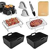 Tower T17088 Dual Air Fryer Liners Accessories Basket Vortx 9L