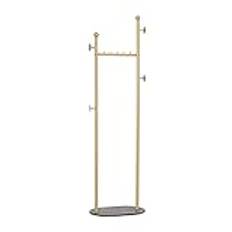 coat stand Clothes Rack Clothes Rack Floor Standing Clothes Rack Marble Base Boutique Clothes Rack Bedroom Wardrobe for Clothes Boxes and Shoes/Black wwyy