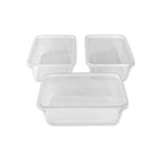 We Can Source It Ltd - 20 x 650ml Plastic Microwave Freezer Safe Food Meal Prep Recyclable Takeaway Containers and Lids - Top Quality Catering Grade Plastic BPA Free