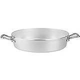  Pentole Agnelli Aluminium Professional Radiant Cylindrical  Casserole Pot with 2 Handles, Diameter 24 cm. : Home & Kitchen