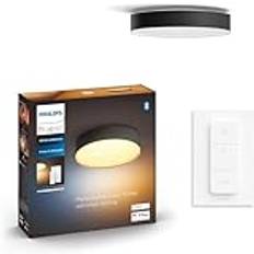 Philips Hue Enrave White Ambiance Smart Ceiling Light [Small], Black. Works with Alexa, Google Assistant and Apple Homekit