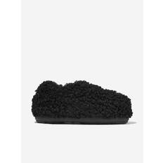 Kids Faux Curly Sandals in Black - Black / EU 41 - 42 UK 7.5 - 8