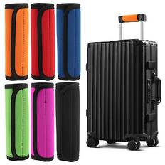 6pcs tags soft neoprene luggage handle wrap universal for suitcase grip cover