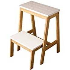 AAMEN Bamboo Folding Step Stool, Two Step Ladder, Toddler Step Stool, Stools To Sit On Kids, Wooden Kitchen Step Up, Shoe Storage Bench, Shoe Rack, Plant Stand, Dressing Table Stool