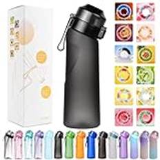Air Water Bottle With Flavour Up Pods, 650ml Starter Up Set BPA Free Drinking Bottles, Flavour pods Scented 0 Sugar And Water Cup for Outdoor (With 1 flavour pod)