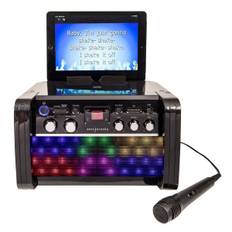 Easy Karaoke Bluetooth Karaoke System with LED Effects & 1 Microphone