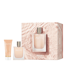 Hugo Boss Alive Eau de Parfum Women's Perfume Gift Set Spray (50ml) with Body Lotion