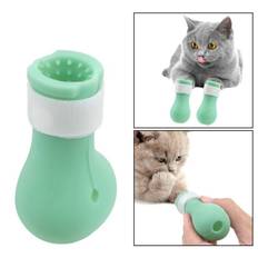 Uk cat feet set bath washing cut nails bath anti-scratch bite washing