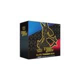  Pokemon Trading Card Game Crown Zenith Elite Trainer Box  Exclusive Lucario Sleeves 65 Count : Toys & Games