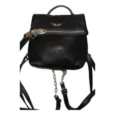 Zadig & Voltaire Leather backpack - black