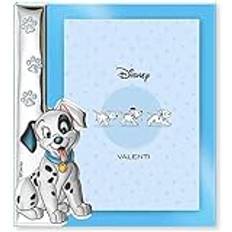 VALENTI & CO. Disney Baby The Charge of the 101, Silver Photo Frame for Table or Bedside Table with 3D Detail Lucky Dalmatian Dog for the Child's Bedroom, Gift Idea Christening or Birthday