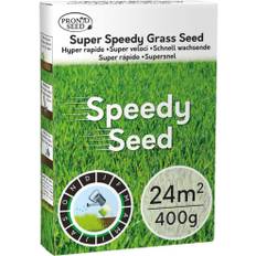 Pronto Seed Grass Seed - 400g Fast Growing 24 m2 Coverage for Overseeding - Fast Growing and Tailored to UK Climate - Defra Approved