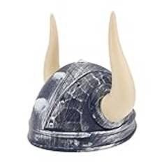 COSMEVIVI 1pc Festive Helmet Hat Cosplay Hat for Plastic Viking Pirates Cap Ox Horn Headwear Party Hat Pirate Helmet Ox Horn Helmet Headwear for Halloween