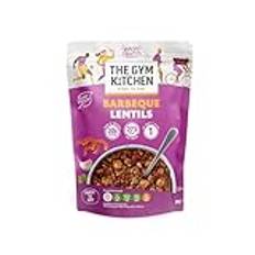 The Gym Kitchen | BBQ Lentils | Pack of 6 | 250g | High Protein | Lentils & Grains | Healthy Ready Meals