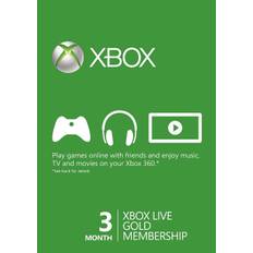 Microsoft Xbox Live 3 Month Gold...