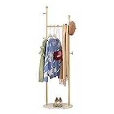 coat stand Clothes Rack Clothes Rack Floor Standing Clothes Rack Marble Base Boutique Clothes Rack Bedroom Wardrobe for Clothes Boxes and Shoes/Black wwyy