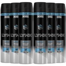 Lynx XXL 48H Fresh Deodorant Body Spray, Ice Chill, 6 Pack, 250ml