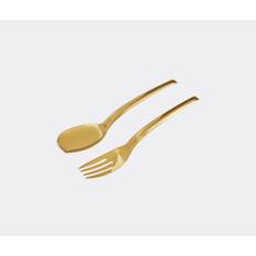 'Living' spoon and fork set