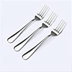 LOKIH Table Forks 304 Stainless Steel Dinner Fork Steak Forks Meat Forks Cutlery Fruit Fork 2 Piece Set 17cm