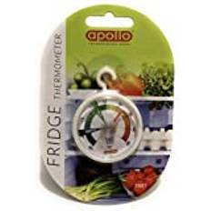 APOLLO Fridge Freezer Thermometer, Multi-Colour, 10x15x1.8