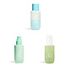 3INA MAKEUP - Vegan - Cruelty Free - Beauty Routine Set - The Eyes & Lips Makeup Remover and The Fixing Spray and The All Over Oil - Waterproof Make-up Remover Byphasic Oil and Moisturize Spray