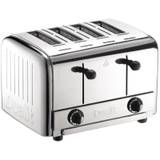 Dualit Classic 4 Slice NewGen Stainless Steel Toaster, White - Hand Built  in the UK, Replaceable ProHeat® Elements – Slot Selector, Defrost Bread