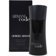 Armani Code Eau de Toilette Men's Aftershave Spray 50ml - Black