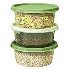 Fridge Food Storage Containers - Kitchen Food Storage Containers with Lids Airtight | Leakproof Meal-Prep Containers, Great On-the-Go & Freezer-to-Microwave-Safe Food Containers