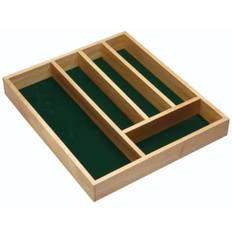 KitchenCraft Traditional Wooden Cutlery Tray