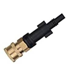 U/D 1 Piece High Pressure Snow Foam Lance Washer Hose Adapters 1/4inch Quick Disconnect Connector Foam Nozzle Power Washer Fitting Washer Hose Replacements (For Black Decker)