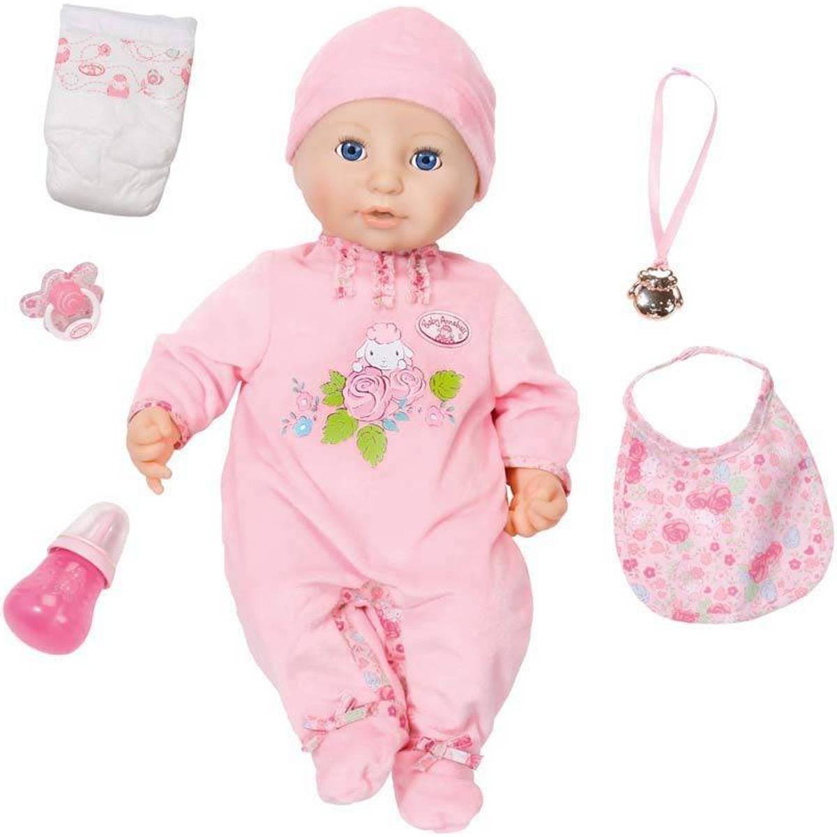 baby annabell newborn heartbeat doll