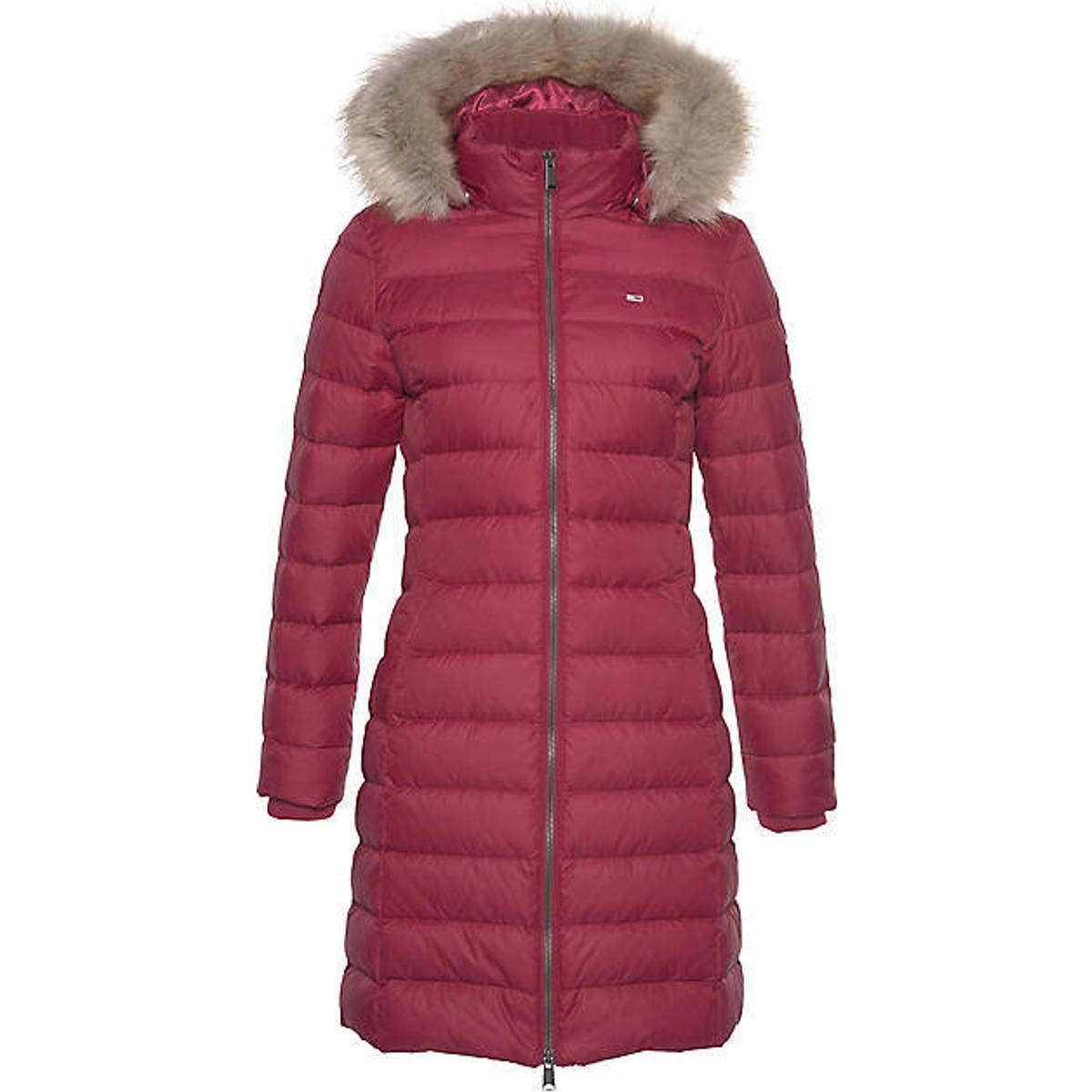 essential hooded down jacket tommy hilfiger