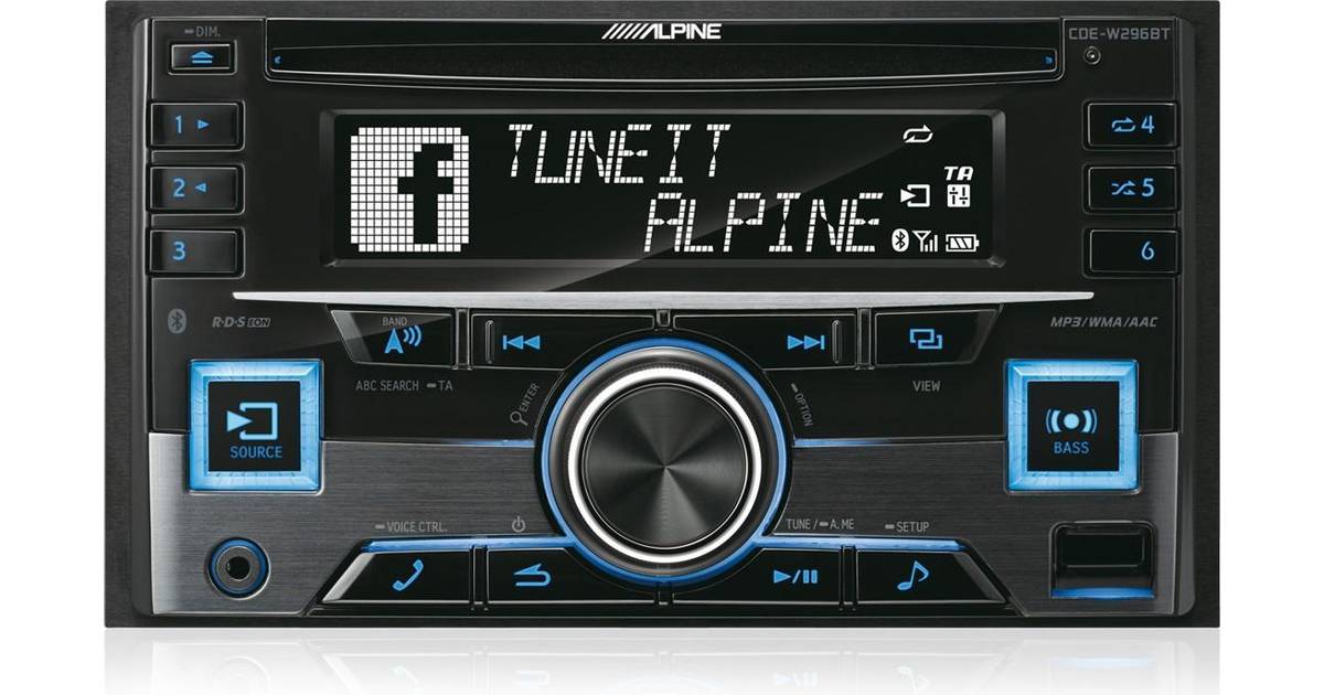 Alpine cde 103bt как включить блютуз