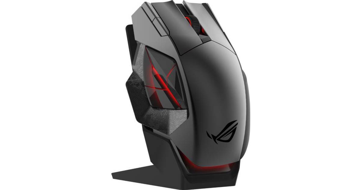 Asus Rog Spatha Rechargeable Wireless Mmo Gaming Mouse With 12 Programmable Buttons 00dpi And Aura Rgb Black Computers Accessories Accessories