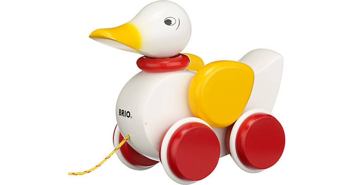 brio duck pull toy