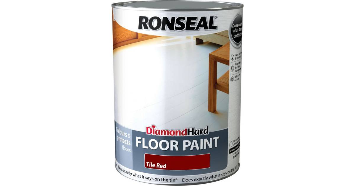 Ronseal Diamond Hard Floor Paint Red 5l Compare Prices 10 Stores