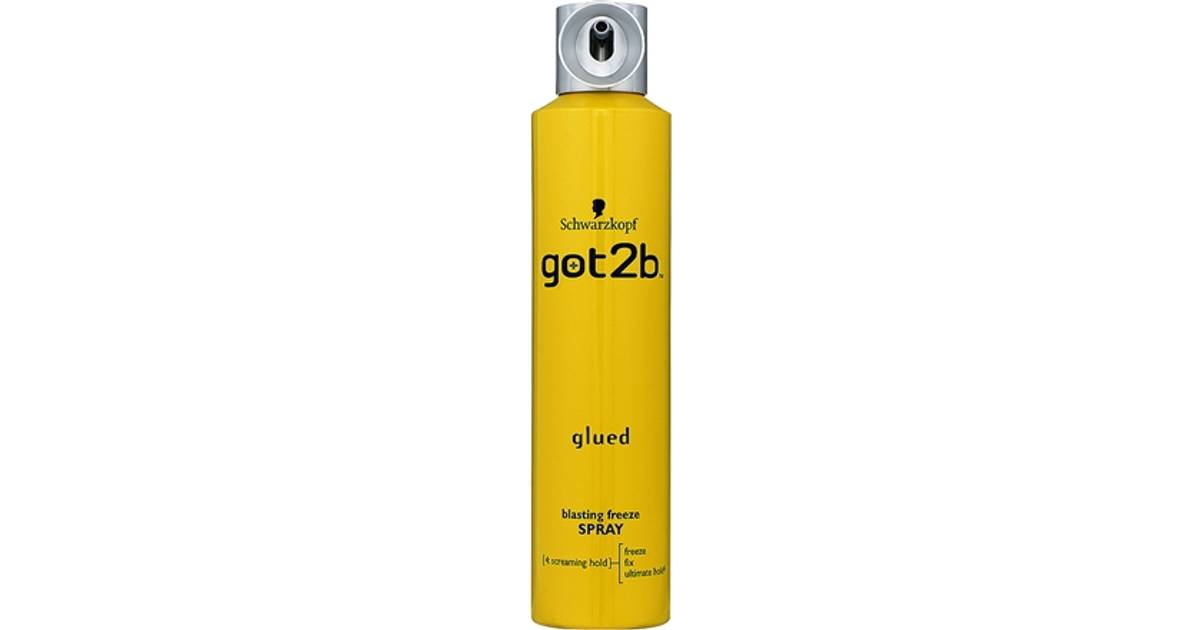 Schwarzkopf Got2b Glued Blasting Freeze Spray 300ml Compare