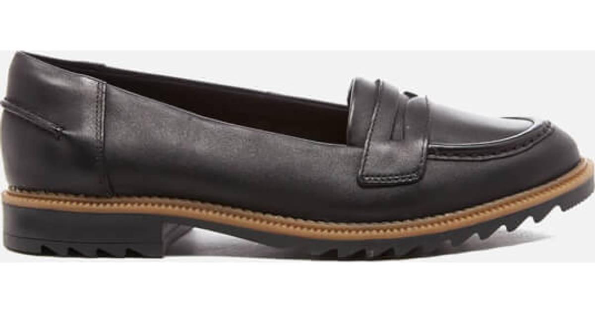 clarks griffin milly black leather