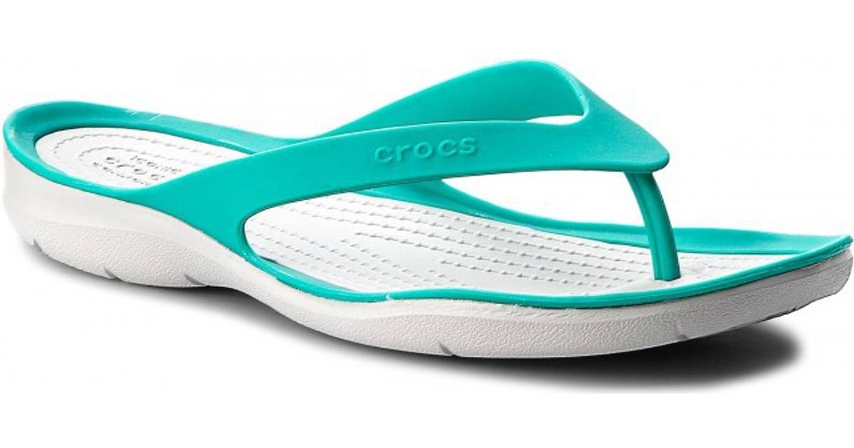 tropical teal crocs