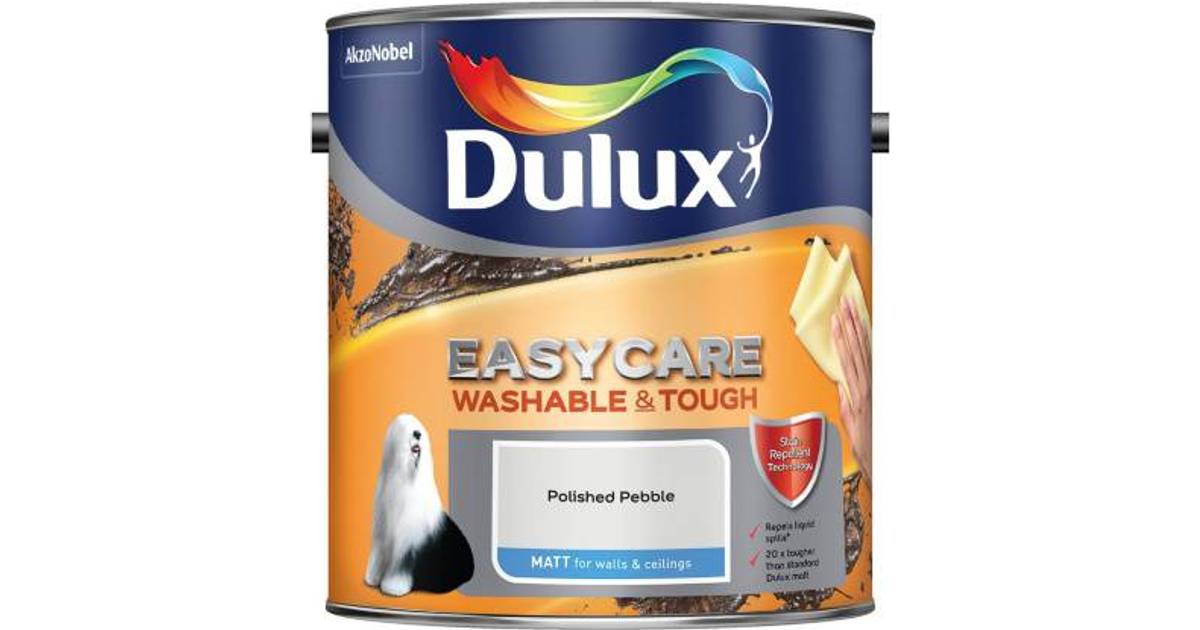 Dulux Easycare Wall Paint, Ceiling Paint Grey 5L • Compare