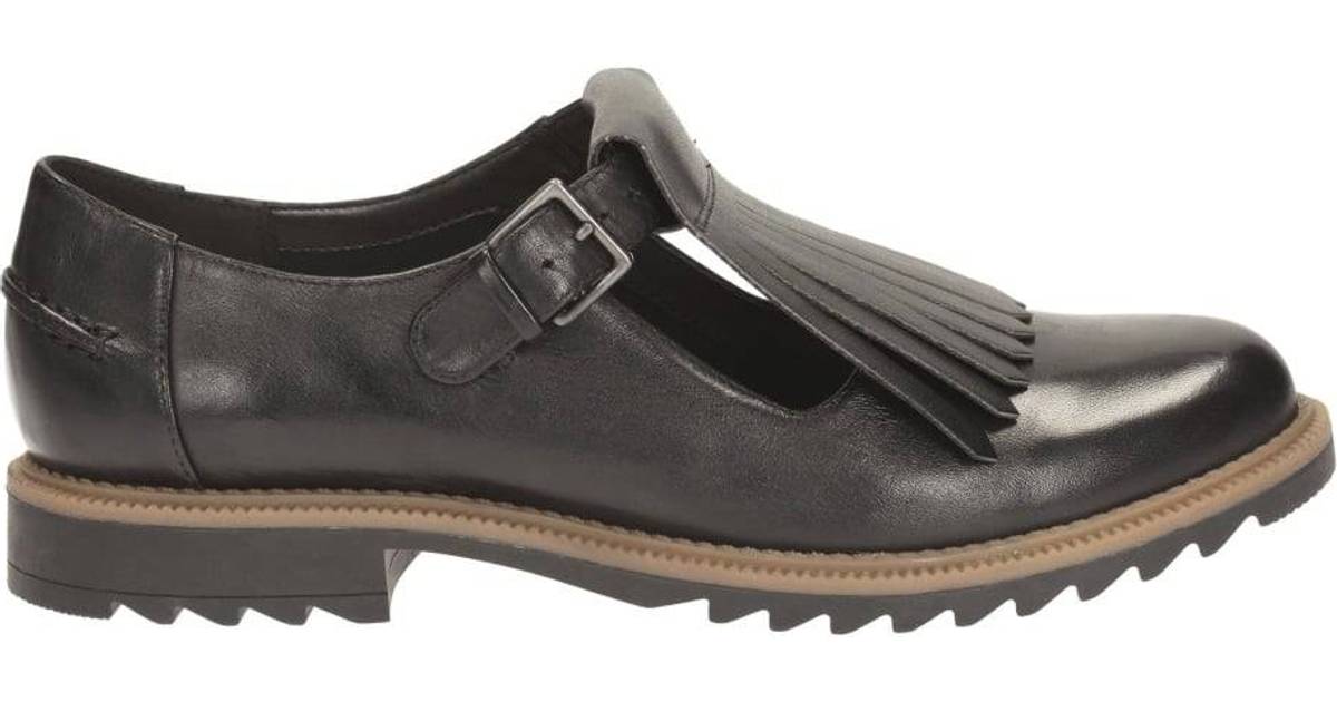 clarks griffin mia black leather