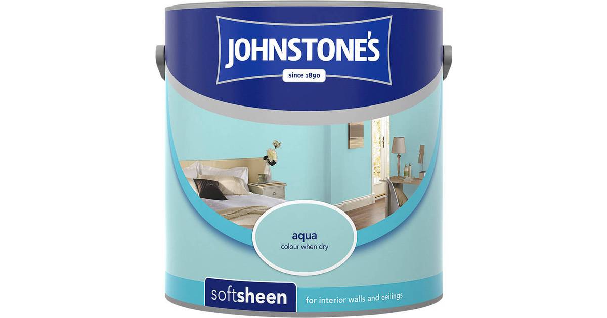 Johnstones Soft Sheen Wall Paint Ceiling Paint Blue 2 5l