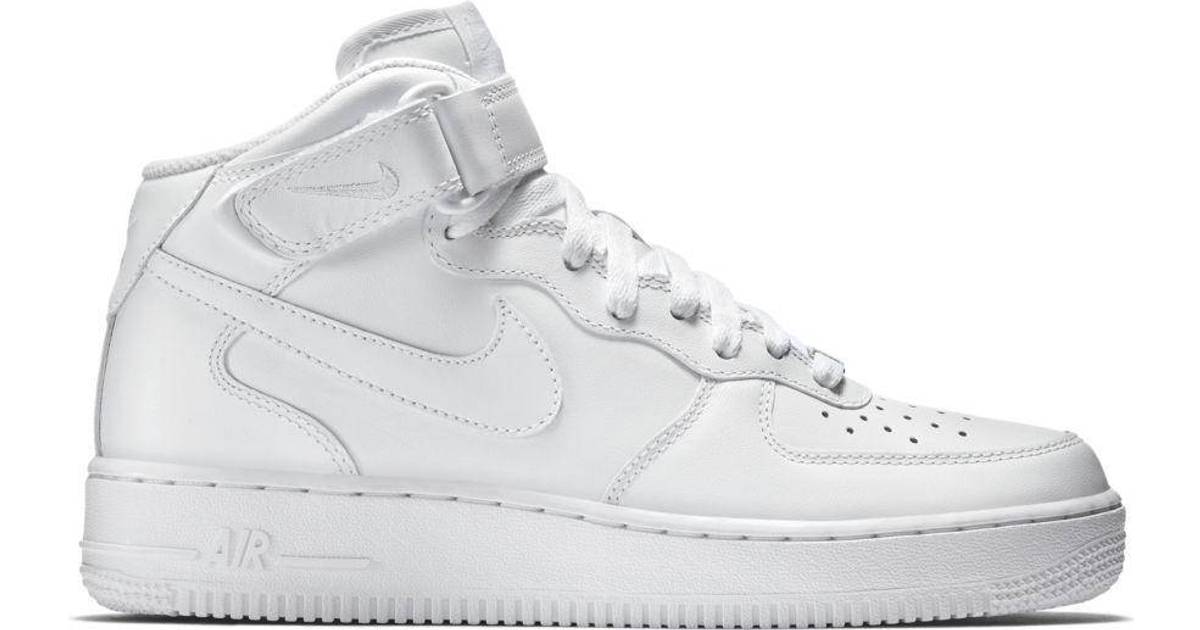 nike air force 1 mid 07 all white