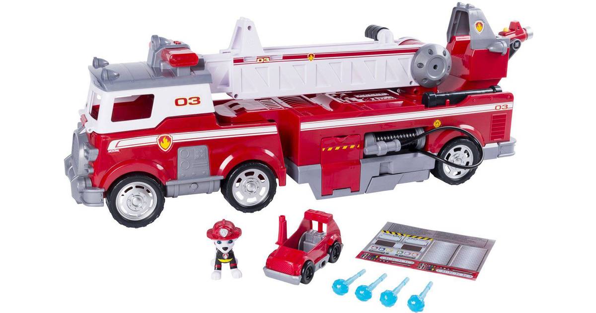 paw patrol chase fire truck