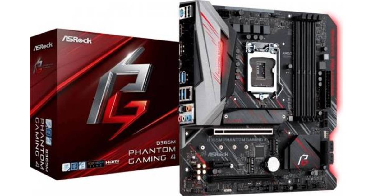 Материнская плата asrock b365m phantom gaming 4 обзор