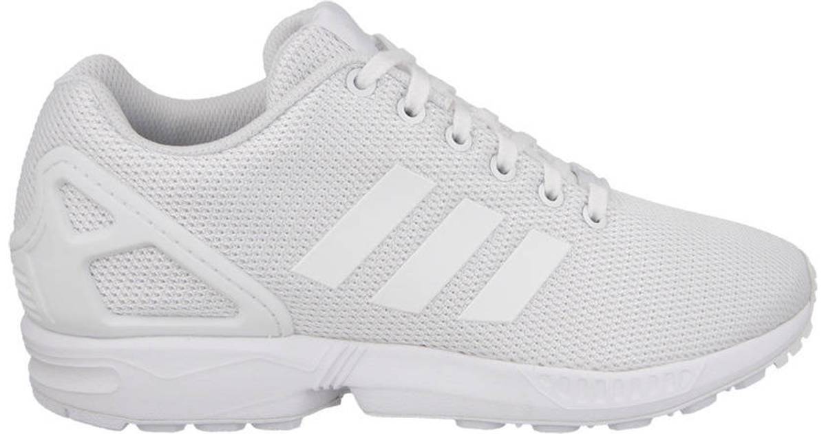 zx flux adidas all white
