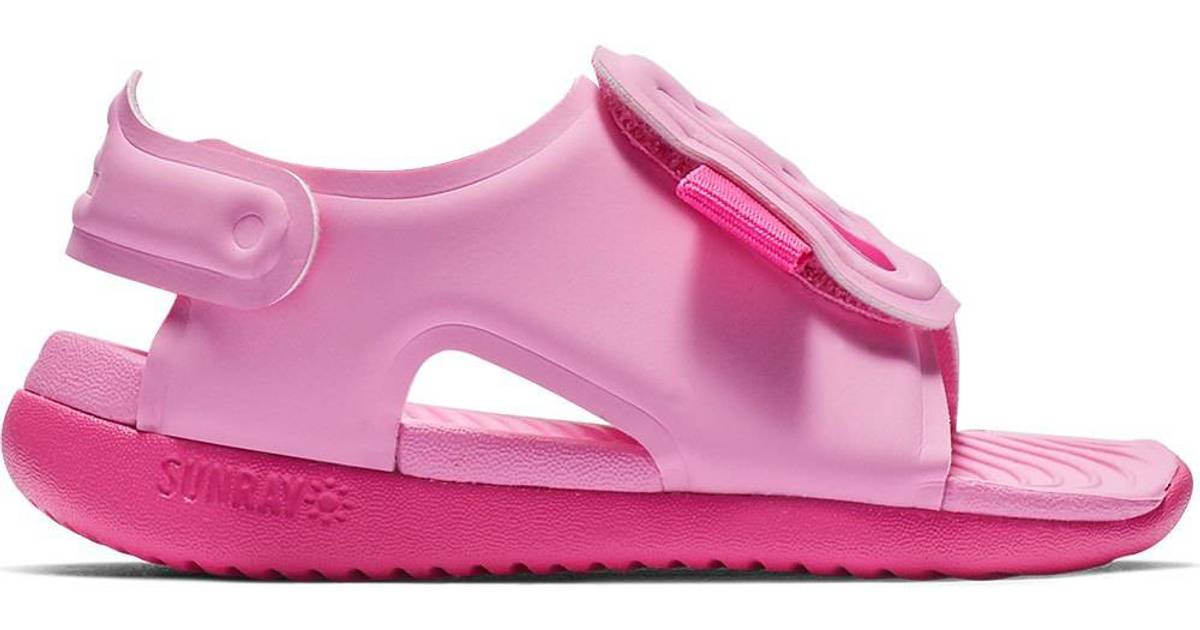 pink nike toddler sandals