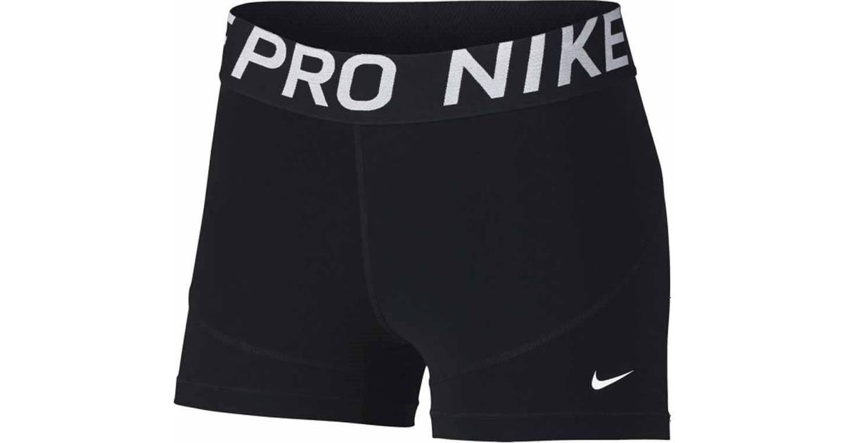 nike pro shorts black womens