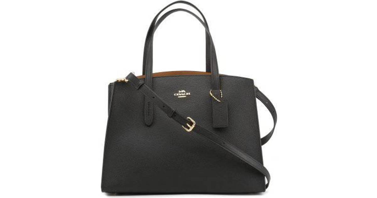 coach charlie carryall black